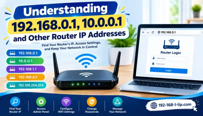 192.168.0.1, 10.0.0.1 Router IP Addresses